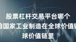 股票杠杆交易平台哪个好咱国家工业制造在全球价值链里