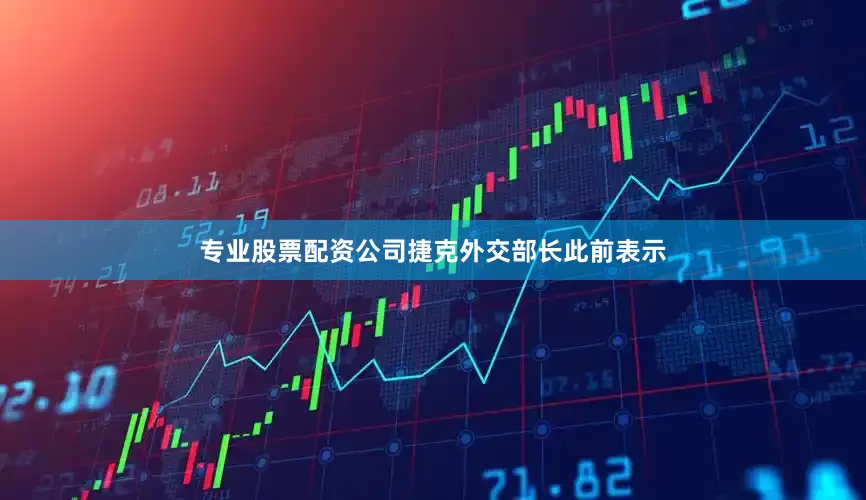 专业股票配资公司捷克外交部长此前表示